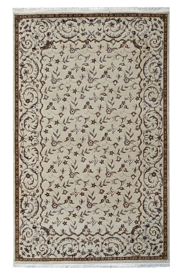Floral Beige HandKnotted Rugrugs
