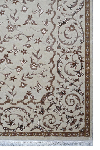 Floral Beige HandKnotted Rugrugs