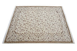 Floral Beige HandKnotted Rugrugs