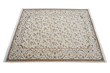 Floral Beige HandKnotted Rugrugs