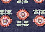 Floral Cotton Handwoven Dhurrierugs