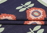 Floral Cotton Handwoven Dhurrierugs