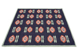 Floral Cotton Handwoven Dhurrierugs