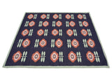 Floral Cotton Handwoven Dhurrierugs