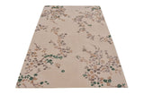 Floral Green Handmade Rugrugs