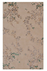 Floral Green Handmade Rugrugs
