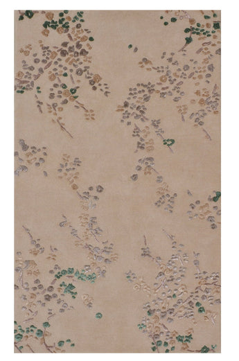Floral Green Handmade Rugrugs