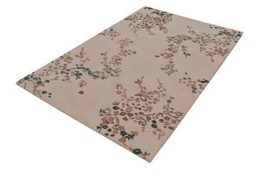 Floral Green Handmade Rugrugs