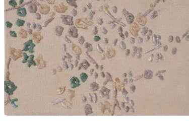 Floral Green Handmade Rugrugs