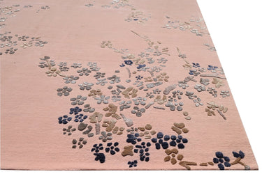 Floral Pink Handmade Rugrugs