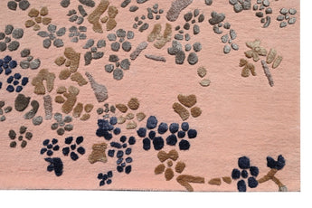Floral Pink Handmade Rugrugs