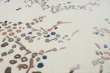 Floral White Handmade Rugrugs