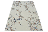 Floral White Handmade Rugrugs