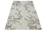 Floral White Handmade Rugrugs