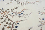 Floral White Handmade Rugrugs