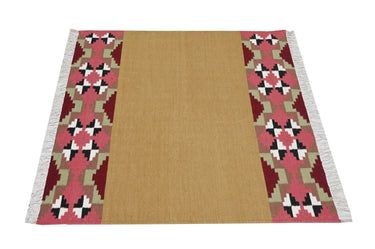 Fulkaari Wool Handwoven Dhurrie The Rugs Story