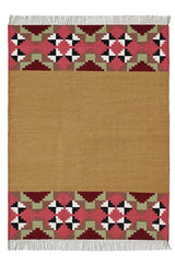 Fulkaari Wool Handwoven Dhurrie The Rugs Story
