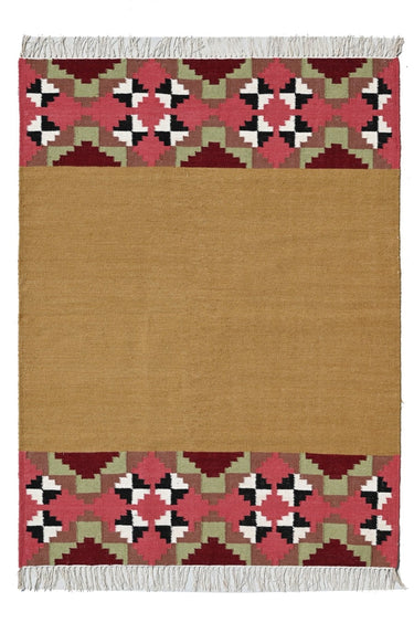 Fulkaari Wool Handwoven Dhurrie The Rugs Story