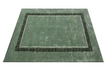 Green Modern Handmade Rugrugs