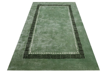 Green Modern Handmade Rugrugs