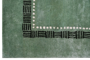 Green Modern Handmade Rugrugs
