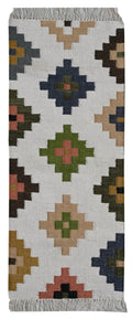 Gypsy Wool Handwoven Runner Dhurrie