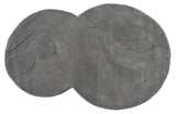 Infinity Grey Handmade Rugrugs