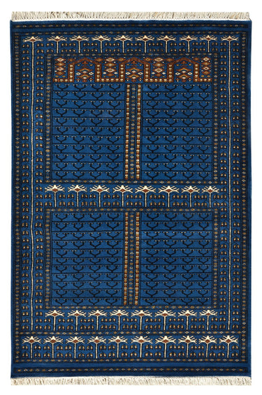 Jaali Blue Handknotted Rugrugs