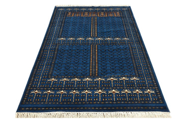 Jaali Blue Handknotted Rugrugs