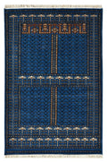 Jaali Blue Handknotted Rug