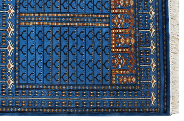 Jaali Blue Handknotted Rugrugs
