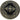Kashan Black Round Handknotted Rug
