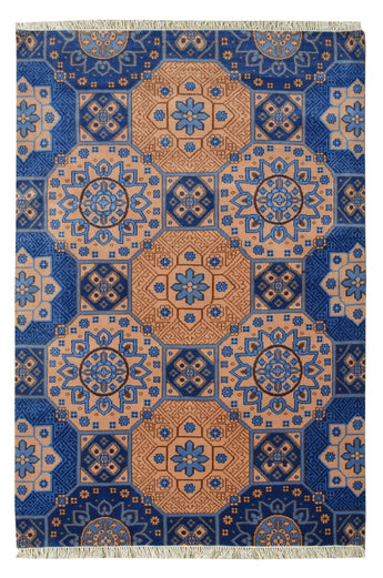 Kazak Blue Handknotted Rugrugs