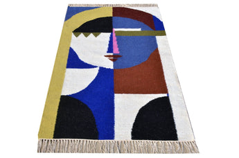 Kyoto Wool Handwoven Dhurrierugs