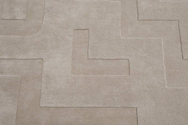 Levels Beige Handmade Rugrugs