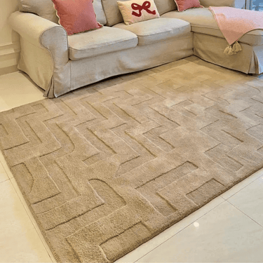 Levels Beige Handmade Rug The Rugs Story