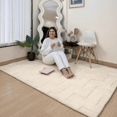 Levels Off White Handmade Rugrugs