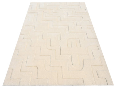 Levels Off White Handmade Rugrugs