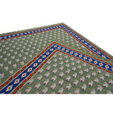 Litchi Green Handwoven Dhurrie The Rugs Story