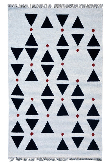 Maaeri Handwoven Dhurrie by Shreyarugs