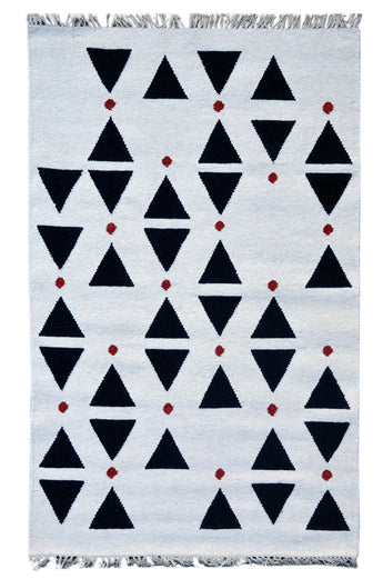 Maaeri Handwoven Dhurrie by Shreyarugs