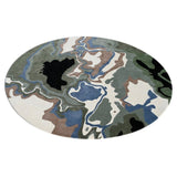 Melange Green Round Rug The Rugs Story