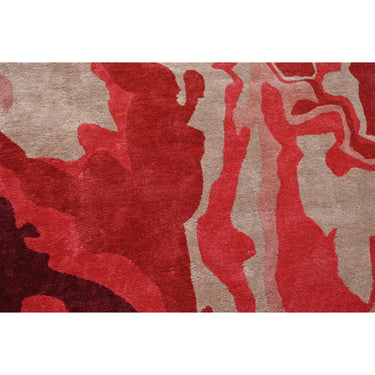Melange Red Round Rugrugs