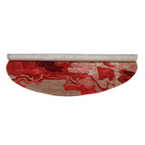 Melange Red Round Rugrugs