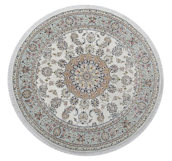 Nain Round HandKnotted Rug - The Revival Project