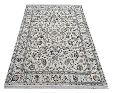 Nain White HandKnotted Rug - The Revival Projectrugs