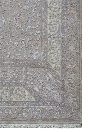 Nain Wool Viscose HandKnotted Rug - The Revival Projectrugs