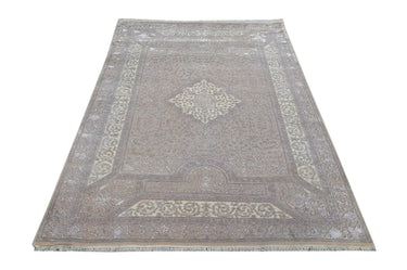 Nain Wool Viscose HandKnotted Rug - The Revival Projectrugs