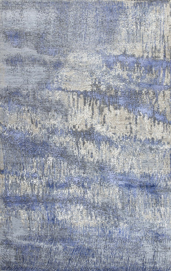 Ocean Breeze Wool Viscose Handknotted Rug The Rugs Story