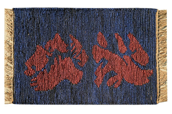 Paws Jute Handwoven Dhurrie